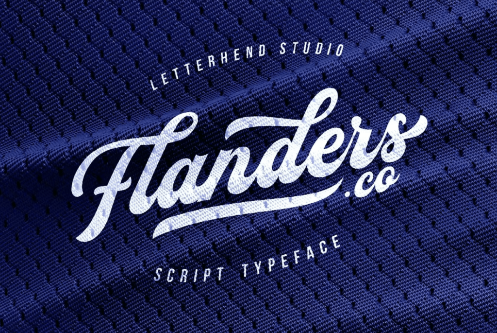 Шрифт Flanders Script