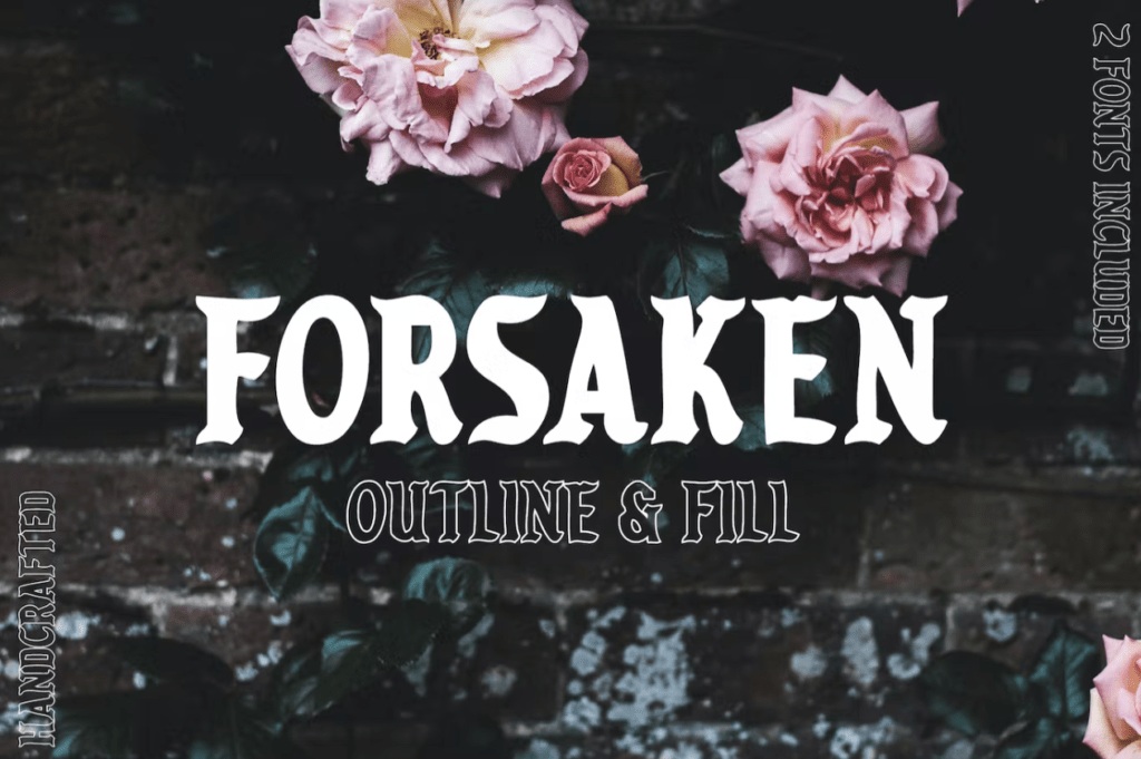 Шрифт Forsaken Font