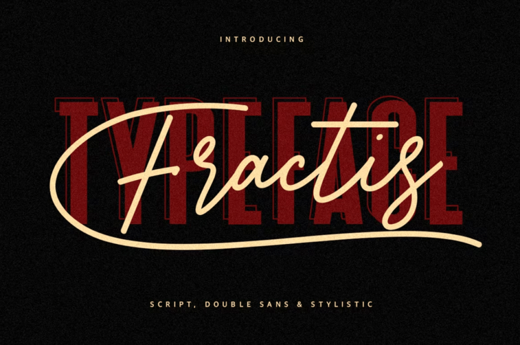 Шрифт Fractis Typeface Collection