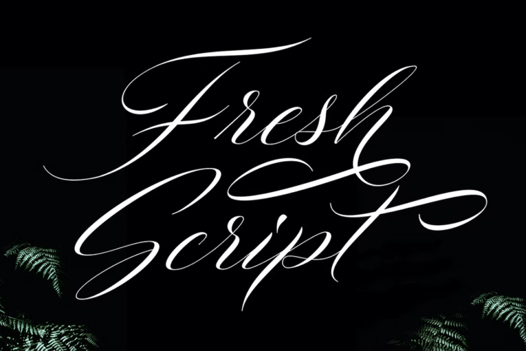 Шрифт Fresh Script