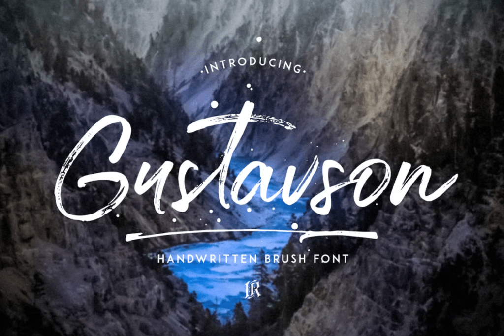 Шрифт Gustavson Script Font