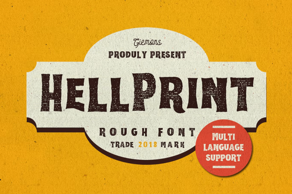 Шрифт Helprint Typeface