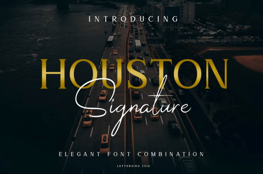 Шрифт Houston Business Font