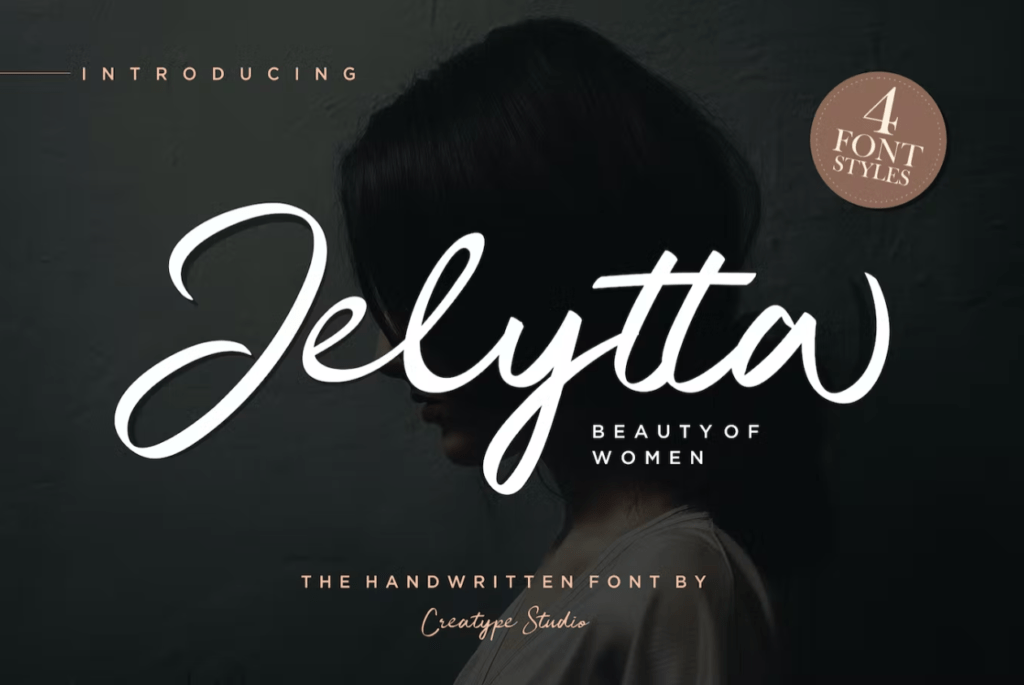 Шрифт Jelytta Handwritten Wedding Font