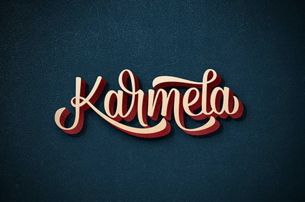 Шрифт Karmela