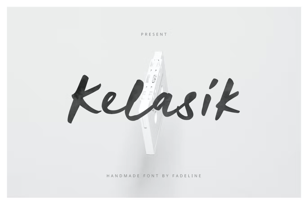 Шрифт Kelasik Handmade Font