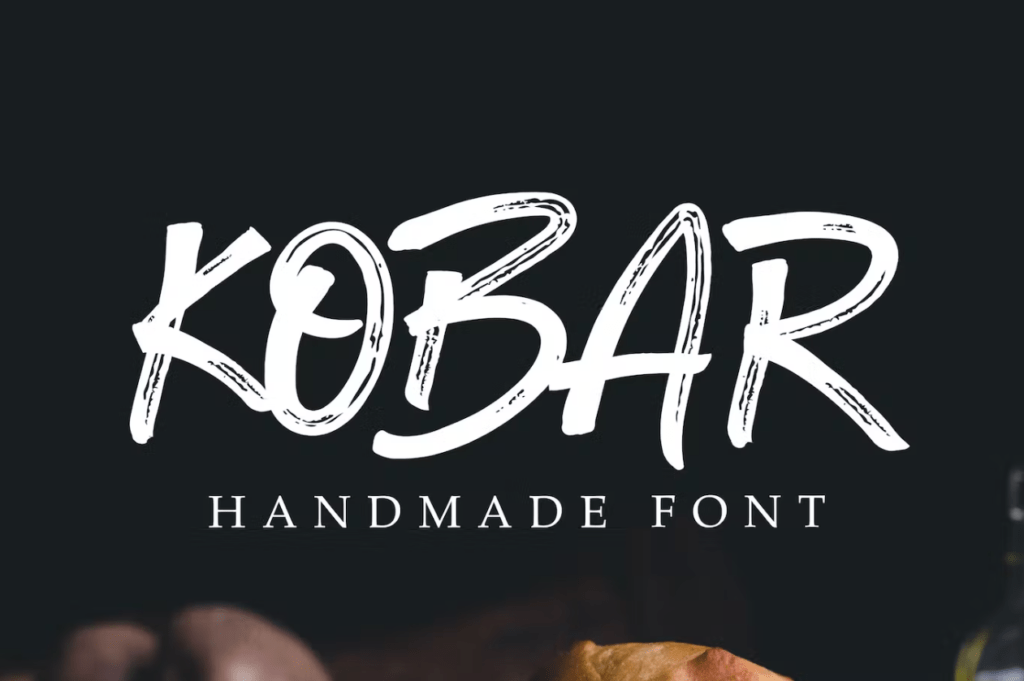 Шрифт Kobar Rusty Font