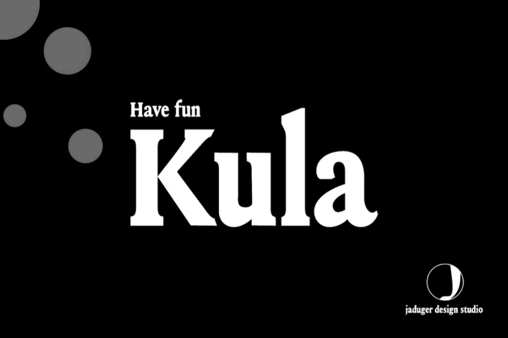 Шрифт Kula