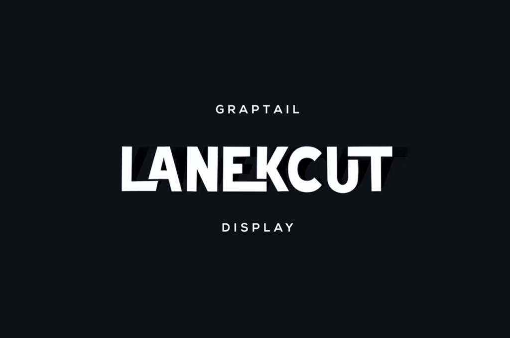 Шрифт Lanekcut