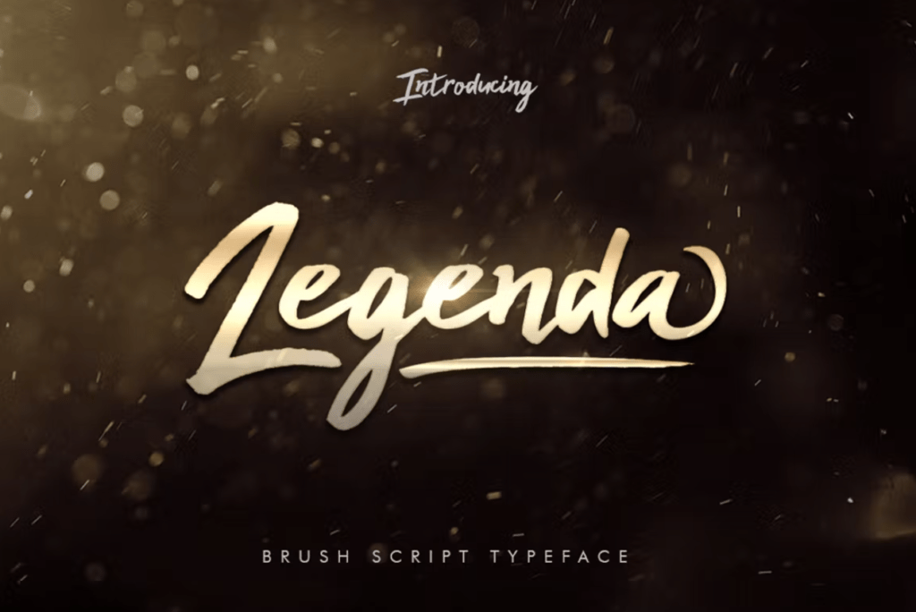 Шрифт Legenda Brush Script