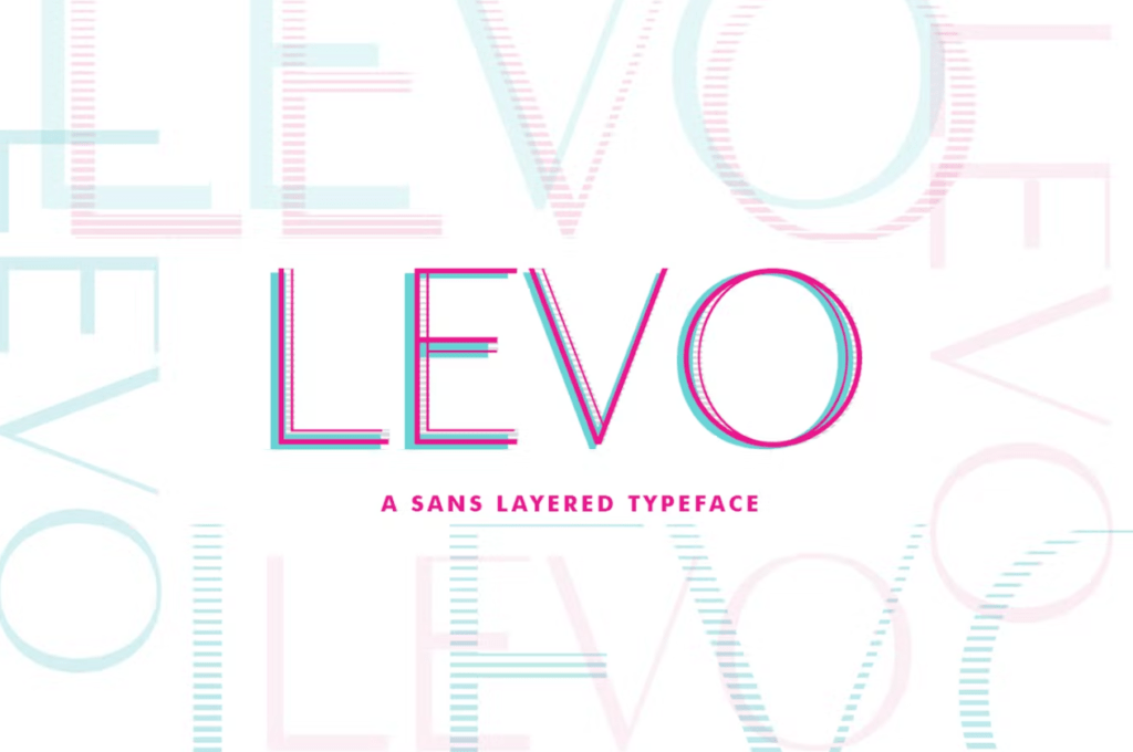 Шрифт Levo Sans Layered