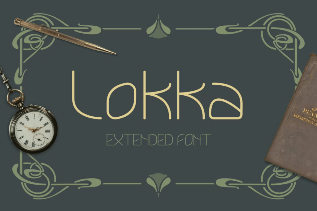 Шрифт Lokka Extended Font