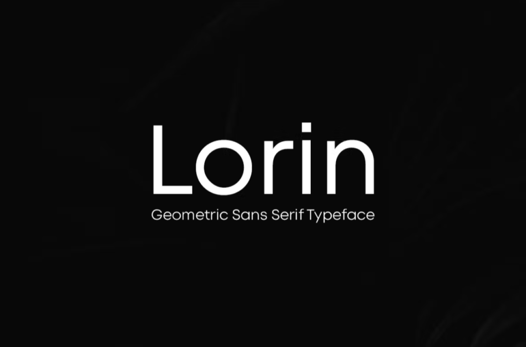 Шрифт LORIN - Modern Geometric Typeface + Web Fonts