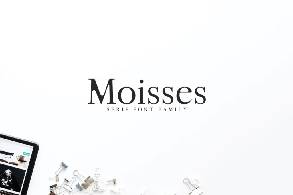 Шрифт Moisses Serif Font Family Pack