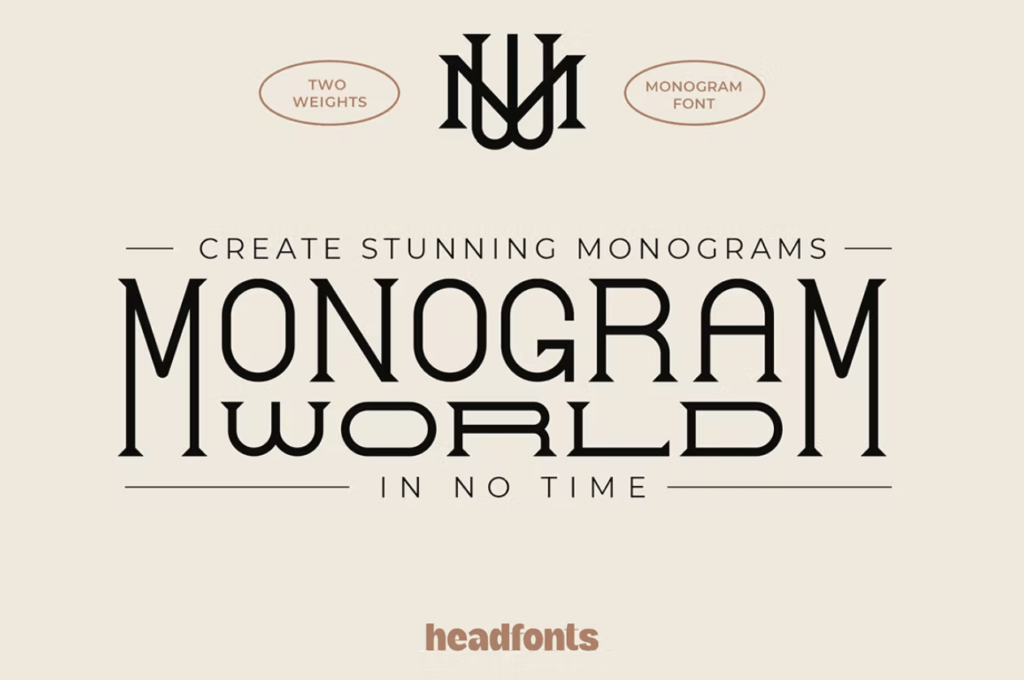 Шрифт Monogram World Serif