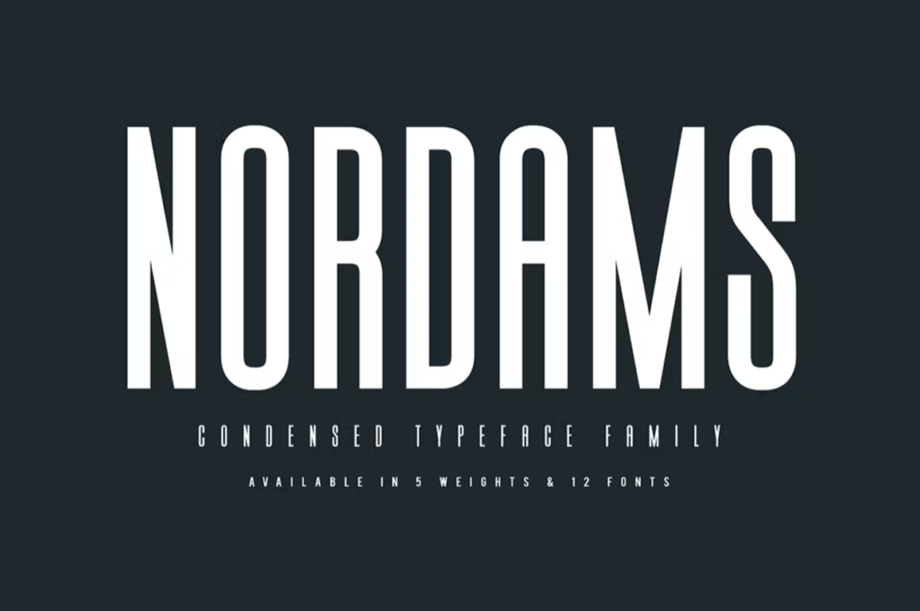 Шрифт Nordams Sans Serif