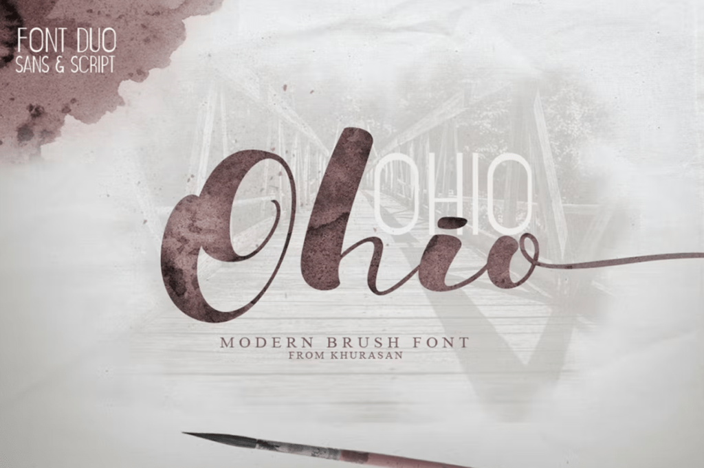 Шрифт Ohio Font Duo