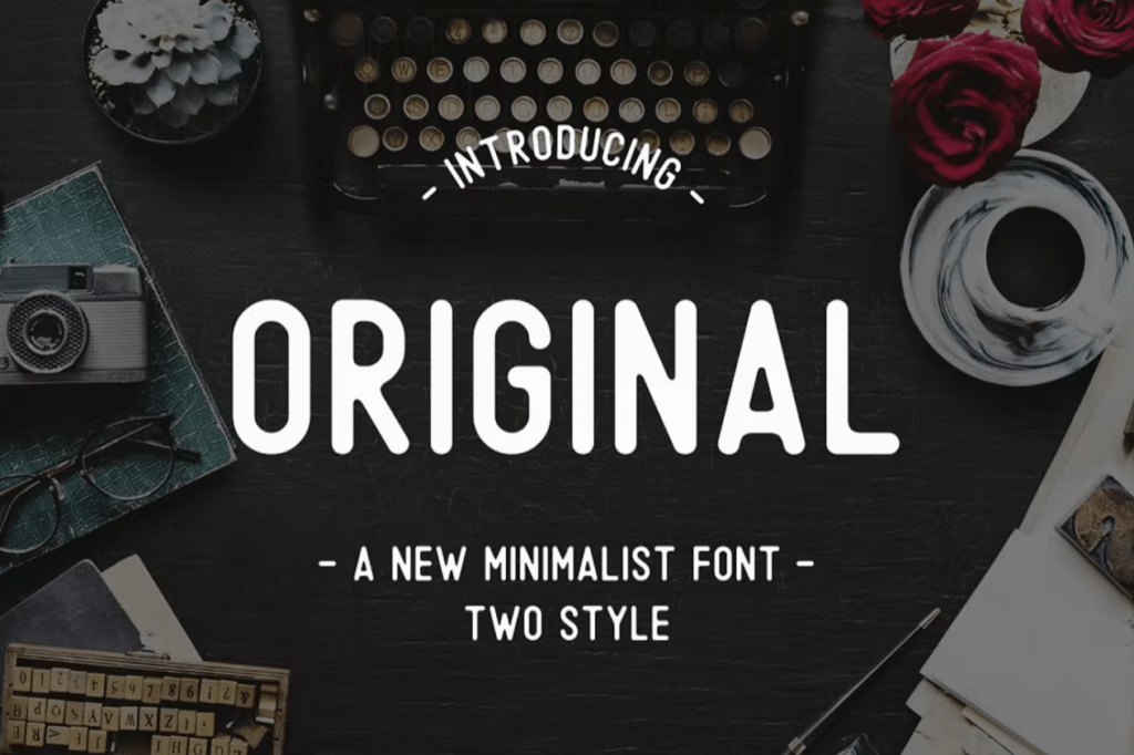 Шрифт Original - A Minimalist Font