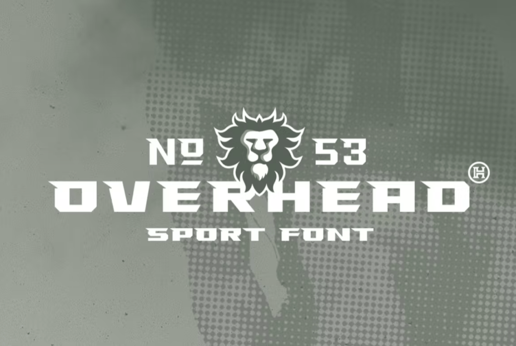 Шрифт Overhead Typeface|Sport Font