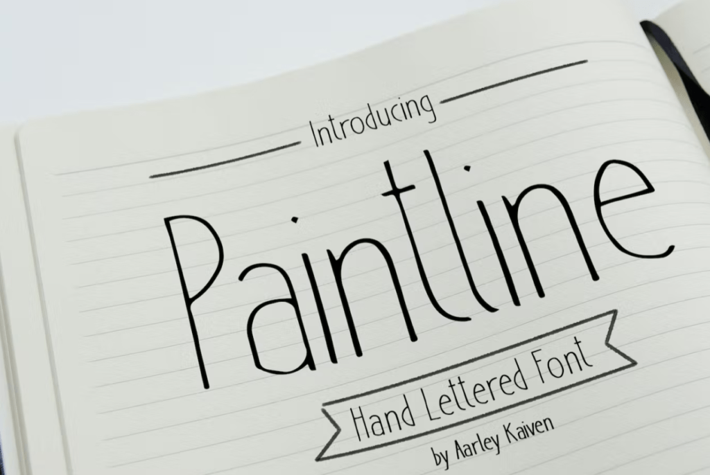 Шрифт Paintline