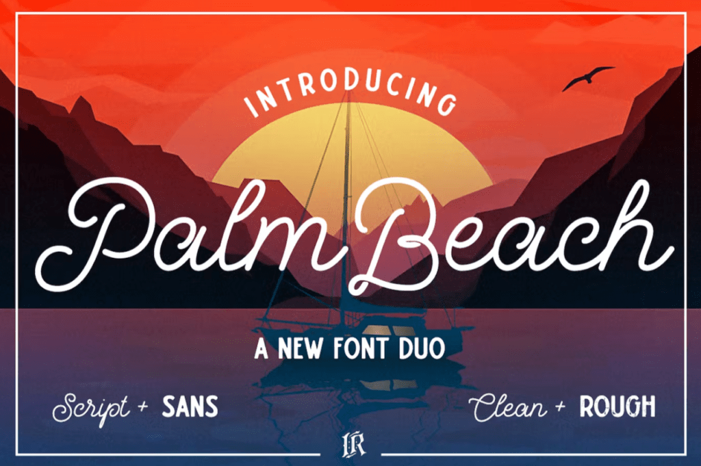 Шрифт Palm Beach Font Duo