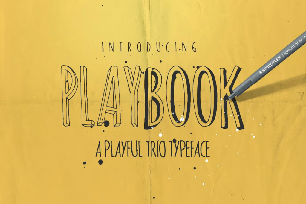 Шрифт Playbook Font Family