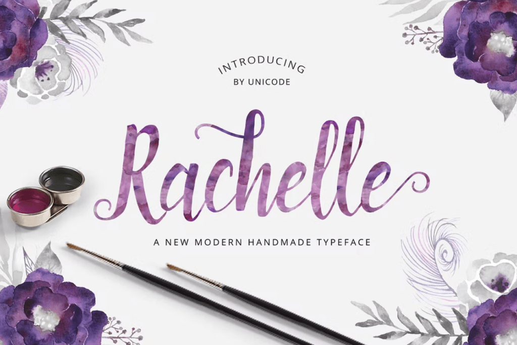 Шрифт Rachelle Script