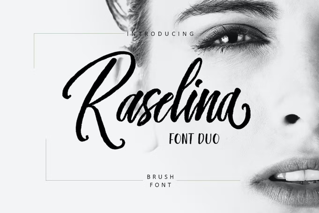 Шрифт Raselina Font Duo