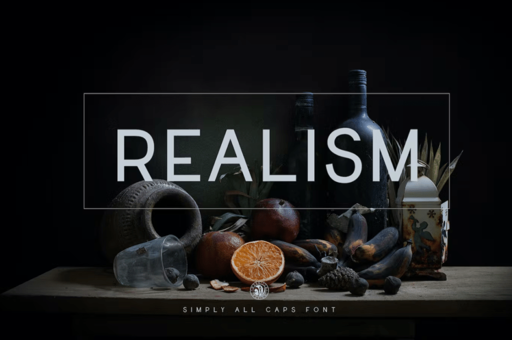 Шрифт Realism Font