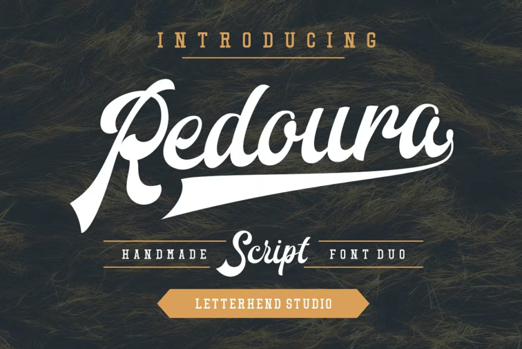 Шрифт Redoura Font Duo