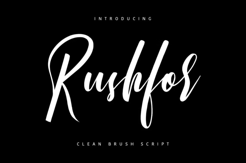 Шрифт Rushfor Typeface