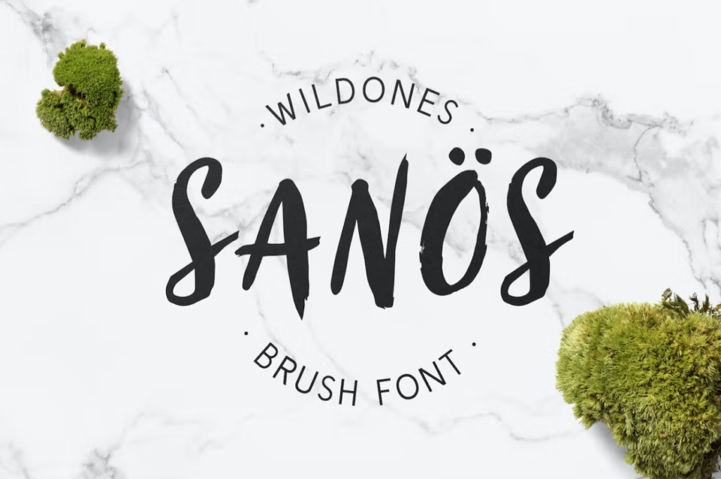 Шрифт Sanös Brush Script Font