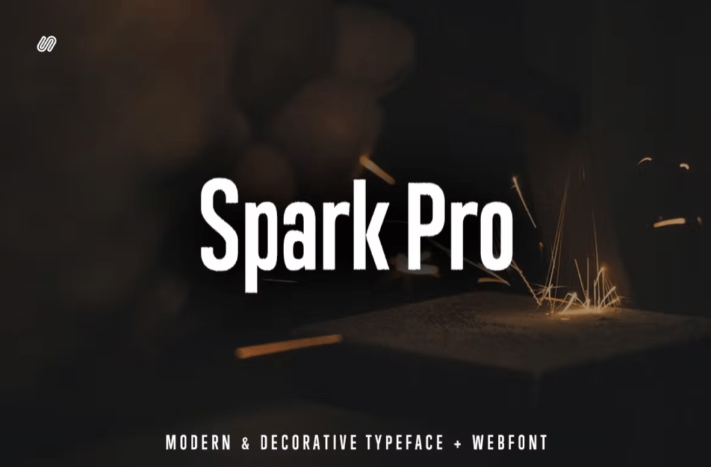 Шрифт Spark Pro - Decorative Typeface + WebFont