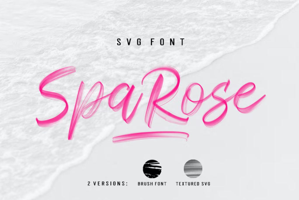 Шрифт Sparose SVG Font