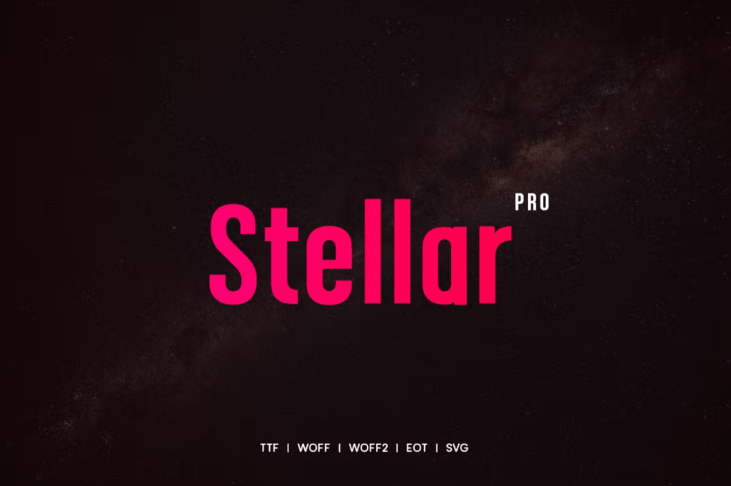 Шрифт Stellar - Modern Typeface + WebFonts