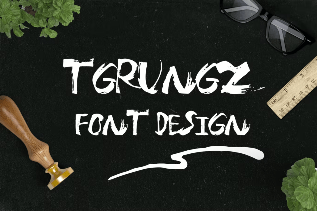 Шрифт T-grungz Font