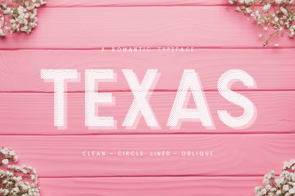 Шрифт Texas | A Romantic Typeface