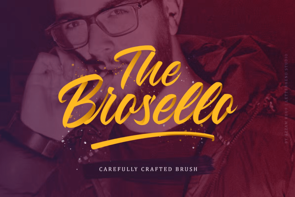 Шрифт The Brosello Script