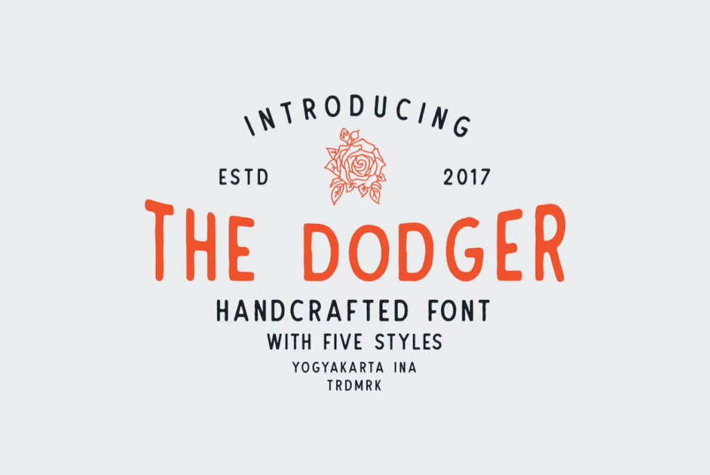 Шрифт The Dodger + Extras (11 Fonts !)