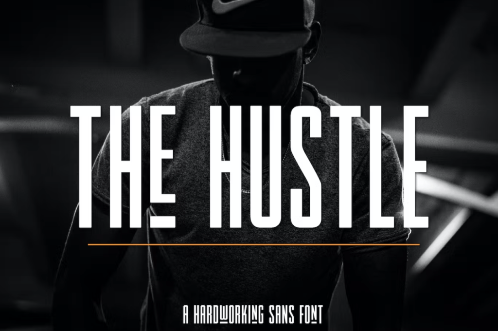 Шрифт The Hustle Font