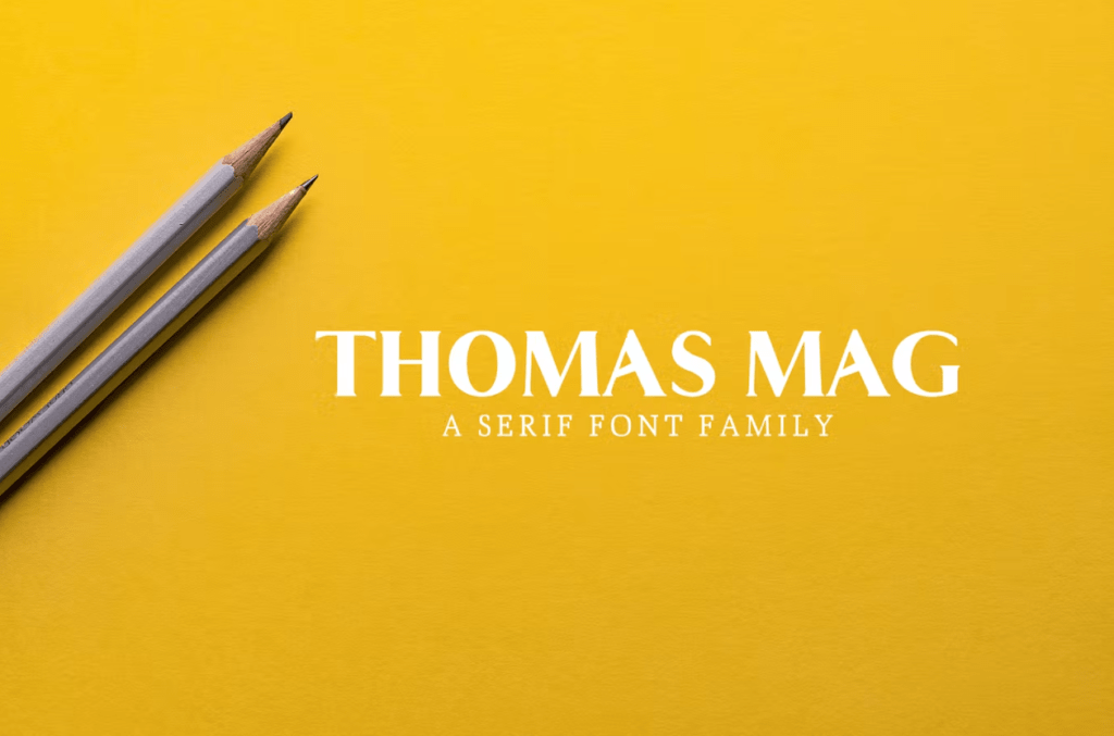 Шрифт Thomas Mag Serif Font Family Pack