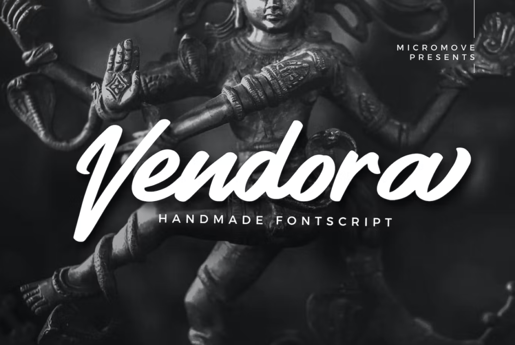 Шрифт Vendora - Handmade Font