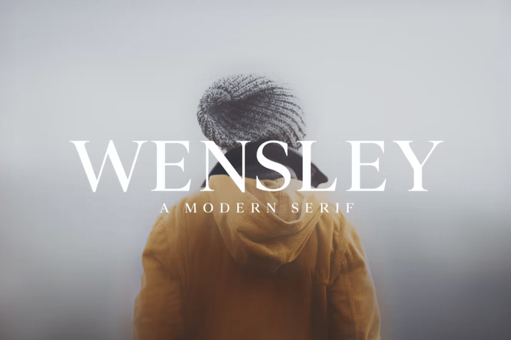 Шрифт Wensley Modern Serif Font Family